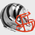Helmets, Mini Helmets: Cincinnati Bengals NFL Mini Speed Football Helmet <B>FLASH SALE</B>