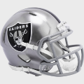 Helmets, Mini Helmets: Las Vegas Raiders NFL Mini Speed Football Helmet <B>FLASH</B>