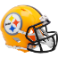 Pittsburgh Steelers 1962 Riddell Mini Speed Throwback Helmet 75th Anniversary