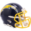 Los Angeles Chargers 1974 to 1987 Riddell Mini Speed Throwback Helmet