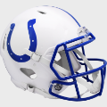 Helmets, Full Size Helmet: Indianapolis Colts 1995 to 2003 Speed Throwback Football Helmet