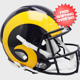 St. Louis Rams 1981 to 1999 Speed Throwback Football Helmet