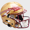 Helmets, Full Size Helmet: Florida State Seminoles SpeedFlex Football Helmet <B>Metallic Paint</B>