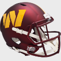 Helmets, Full Size Helmet: Washington Commanders Speed Replica Football Helmet <B>Anodized Maroon</B>