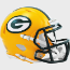Green Bay Packers NFL Mini Speed Football Helmet