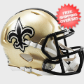 Helmets, Mini Helmets: New Orleans Saints NFL Mini Speed Football Helmet