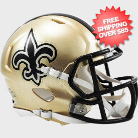 New Orleans Saints NFL Mini Speed Football Helmet