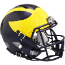 Michigan Wolverines Speed Football Helmet <B>Painted Wings</B>