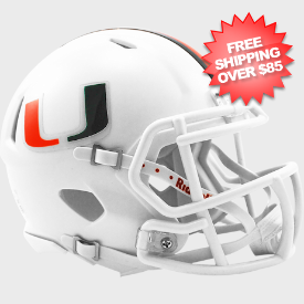 Miami Hurricanes NCAA Mini Speed Football Helmet