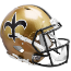 New Orleans Saints 1976 to 1999 Speed Throwback Football Helmet