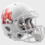Houston Cougars Speed Football Helmet <B>Matte w/Chrome Decal</B>