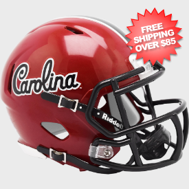 South Carolina Gamecocks NCAA Mini Speed Football Helmet <i>Script</i>