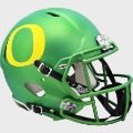 Helmets, Full Size Helmet: Oregon Ducks Speed Football Helmet <B>Apple Green</B>