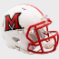 Miami of Ohio Redhawks NCAA Mini Speed Football Helmet <i>Matte White</i>
