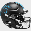 Helmets, Full Size Helmet: Carolina Panthers SpeedFlex Football Helmet <i>2022 Alternate On-Field</i>