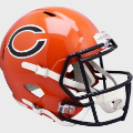 Helmets, Full Size Helmet: Chicago Bears Speed Replica Football Helmet <i>2022 Alternate On-Field</i>