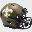 New Orleans Saints NFL Mini Speed Football Helmet <B>SALUTE TO SERVICE SALE</B>