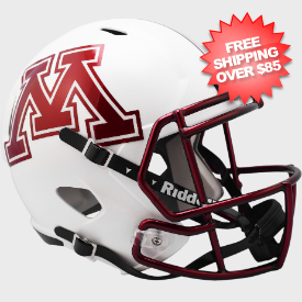 Minnesota Golden Gophers Speed Replica Football Helmet <B>Chrome Decal</B>