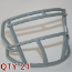 Bulk Mini Speed Z2BD Facemask Gray Qty 24