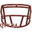 Bulk Mini Speed Z2BD Facemask Scarlet Qty 24