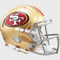 Helmets, Full Size Helmet: San Francisco 49ers Speed Football Helmet