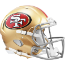 San Francisco 49ers Speed Football Helmet