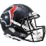 Houston Texans 2002 to 2023 Speed Throwback Football Helmet