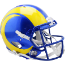 Los Angeles Rams Speed Football Helmet
