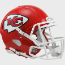 Kansas City Chiefs Speed Football Helmet