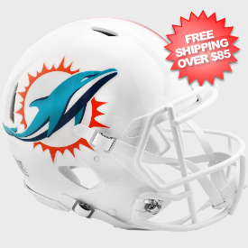 Miami Dolphins Speed Football Helmet