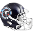 Tennessee Titans 2018 to 2025 Speed Throwback Football Helmet