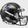 Helmets, Full Size Helmet: Baltimore Ravens Speed Football Helmet