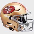 Helmets, Full Size Helmet: San Francisco 49ers 1964 to 1995 SpeedFlex Throwback Football Helmet