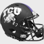 TCU Horned Frogs Speed Replica Football Helmet <B>Matte Black</B>