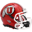 Utah Utes NCAA Mini Speed Football Helmet <i>Radiant Red</i>