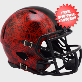 San Diego State Aztecs NCAA Mini Speed Football Helmet <B>Aztec Calendar</B>