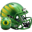 Oregon Ducks NCAA Mini Speed Football Helmet <B>Painted w/Wing</B>