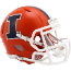 Illinois Fighting Illini NCAA Mini Speed Football Helmet <i>Orange</i>