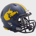 Helmets, Mini Helmets: West Virginia Mountaineers NCAA Mini Speed Football Helmet <i>2023 Country ...