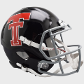 Helmets, Full Size Helmet: Texas Tech Red Raiders Speed Replica Football Helmet <i>Throwback</i>