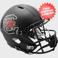 Helmets, Full Size Helmet: South Carolina Gamecocks Speed Replica Football Helmet <B>Matte Black</B>