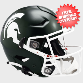 Michigan State Spartans SpeedFlex Football Helmet <i>Satin Green</i>