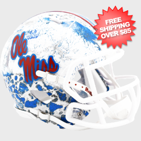 Mississippi (Ole Miss) Rebels NCAA Mini Speed Football Helmet <B>RealTree Camo</B>