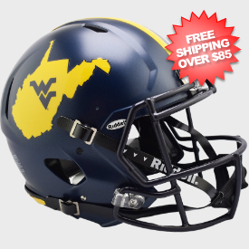 West Virginia Mountaineers Speed Football Helmet <i>2023 Country Roads</i>