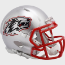 New Mexico Lobos NCAA Mini Speed Football Helmet <i>Silver</i>