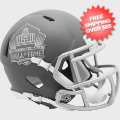 Helmets, Mini Helmets: Hall of Fame NFL Mini Speed Football Helmet <B>SLATE</B>