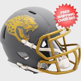 Jacksonville Jaguars NFL Mini Speed Football Helmet <B>SLATE</B>