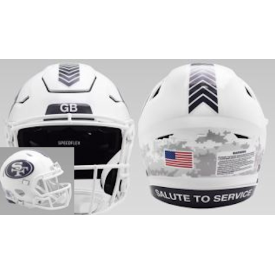 Tennessee Titans NFL Mini Speed Football Helmet <B>SALUTE TO SERVICE 3</B>