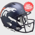 Helmets, Full Size Helmet: Denver Broncos Speed Football Helmet <i>2024 NEW Primary</i>