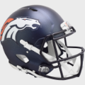 Helmets, Full Size Helmet: Denver Broncos Speed Football Helmet